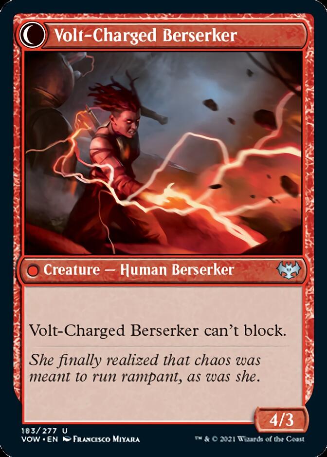 Voltaic Visionary // Volt-Charged Berserker [Innistrad: Crimson Vow] | GrognardGamesBatavia