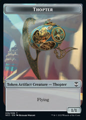 Thopter // Treasure (013) Double-Sided Token [Streets of New Capenna Commander Tokens] | GrognardGamesBatavia