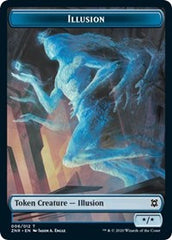 Illusion // Plant Double-Sided Token [Zendikar Rising Tokens] | GrognardGamesBatavia