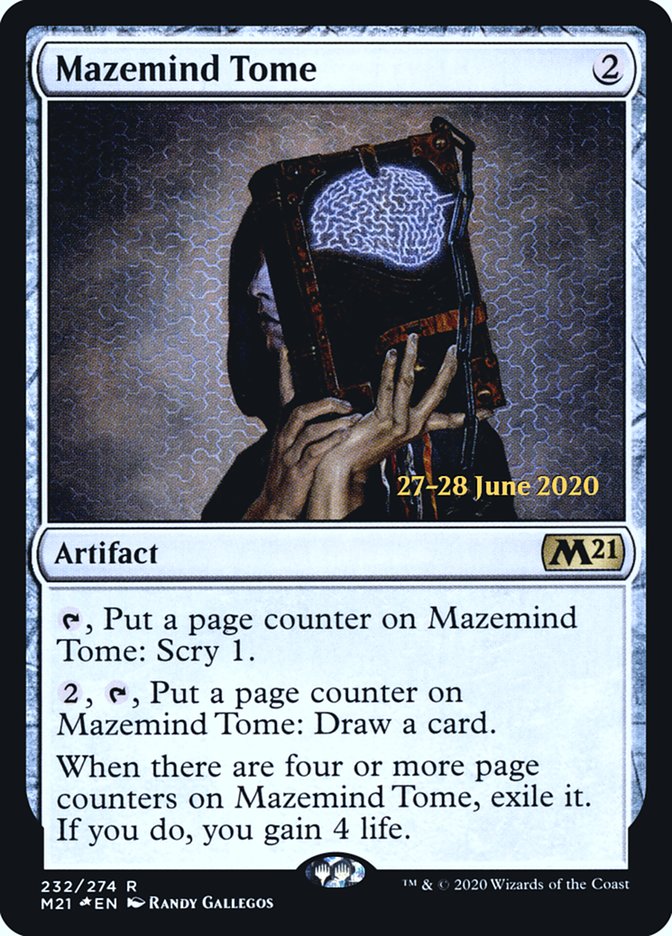 Mazemind Tome [Core Set 2021 Prerelease Promos] | GrognardGamesBatavia