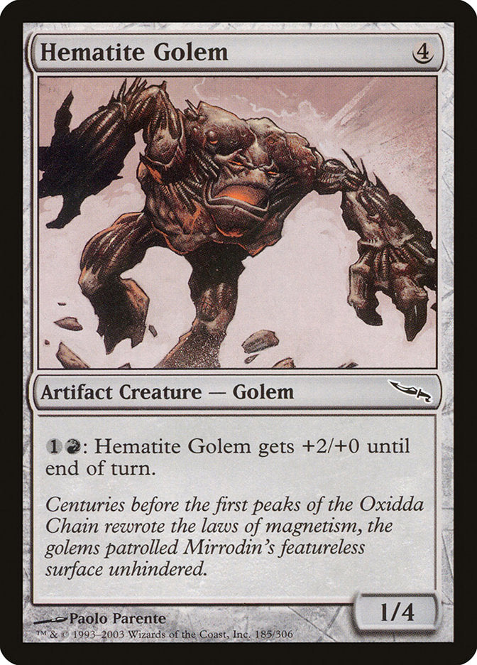 Hematite Golem [Mirrodin] | GrognardGamesBatavia