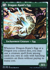 The Dragon-Kami Reborn // Dragon-Kami's Egg [Kamigawa: Neon Dynasty Prerelease Promos] | GrognardGamesBatavia