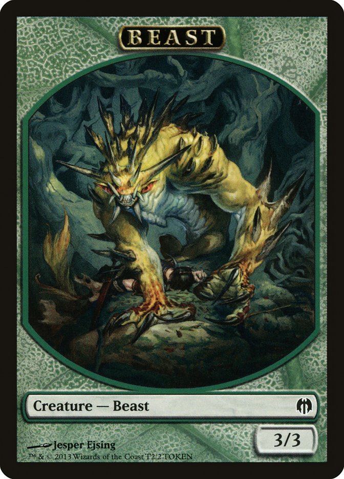 Beast Token [Duel Decks: Heroes vs. Monsters Tokens] | GrognardGamesBatavia