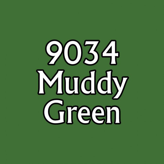 Reaper Paint 09034 Muddy Olive | GrognardGamesBatavia