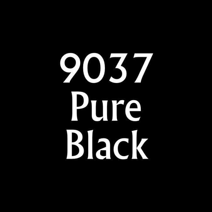 Reaper Paint 09037 Pure Black | GrognardGamesBatavia