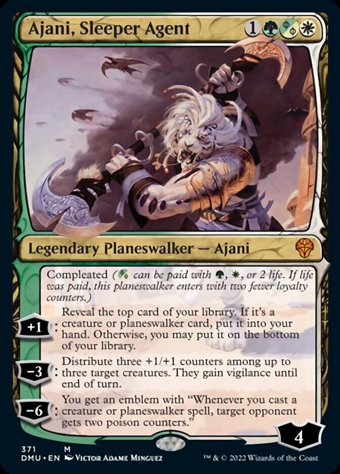 Ajani, Sleeper Agent (Showcase) [Dominaria United] | GrognardGamesBatavia