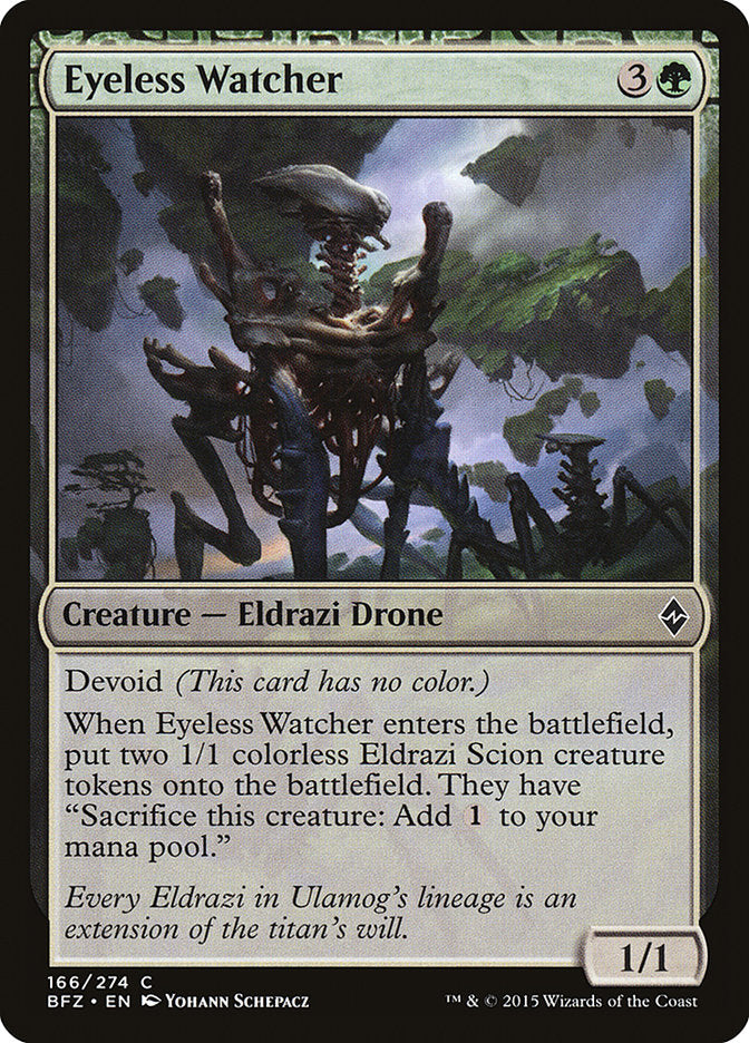 Eyeless Watcher [Battle for Zendikar] | GrognardGamesBatavia