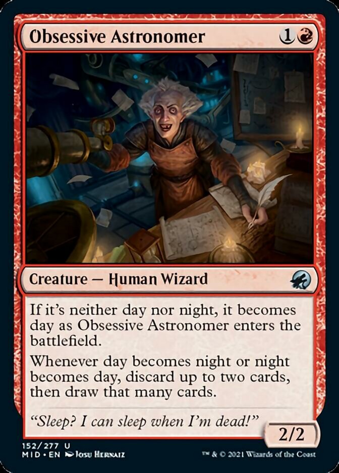 Obsessive Astronomer [Innistrad: Midnight Hunt] | GrognardGamesBatavia