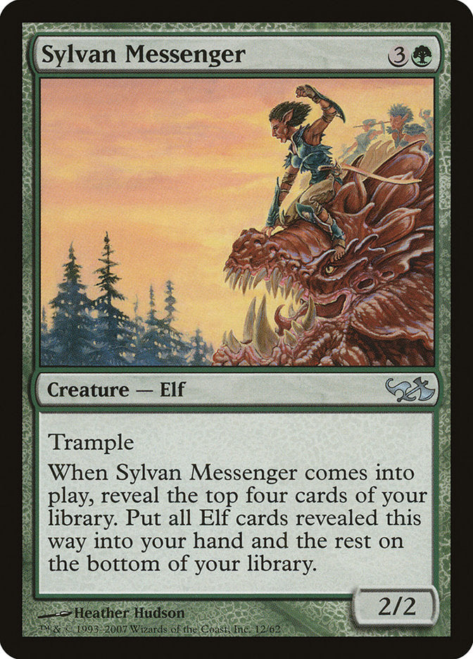 Sylvan Messenger [Duel Decks: Elves vs. Goblins] | GrognardGamesBatavia