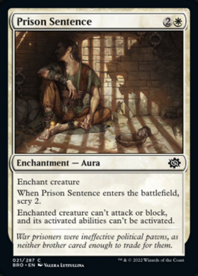 Prison Sentence [The Brothers' War] | GrognardGamesBatavia