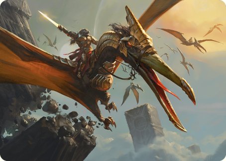 Skyhunter Strike Force Art Card [Phyrexia: All Will Be One Art Series] | GrognardGamesBatavia