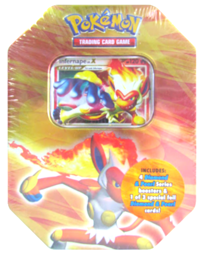 Diamond & Pearl - Collector's Tin (Infernape LV.X) | GrognardGamesBatavia