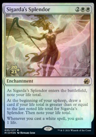 Sigarda's Splendor [Innistrad: Midnight Hunt Prerelease Promos] | GrognardGamesBatavia