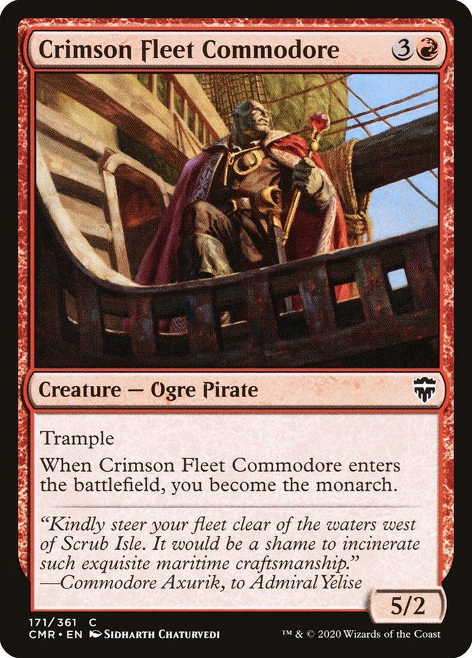 Crimson Fleet Commodore [Commander Legends] | GrognardGamesBatavia