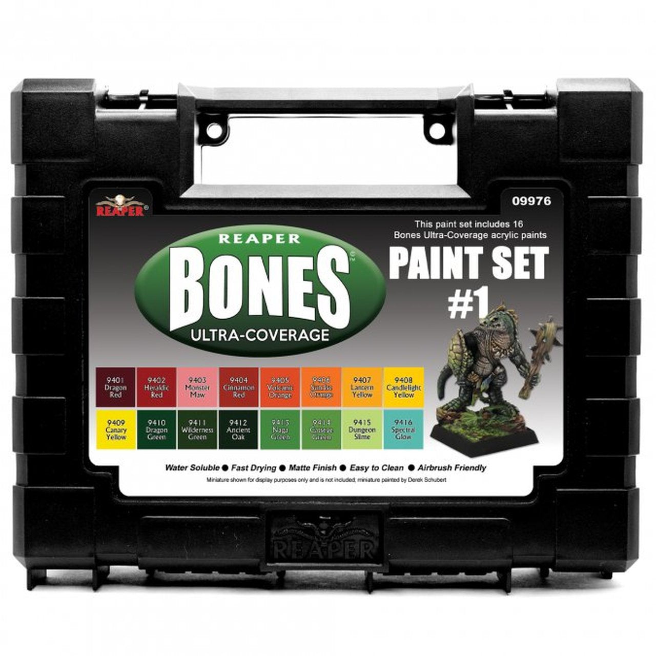 Reaper 09976 Ultra-Coverage Paint Set #1 | GrognardGamesBatavia