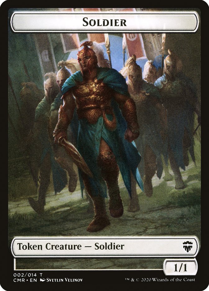 Copy (013) // Soldier Double-Sided Token [Commander Legends Tokens] | GrognardGamesBatavia