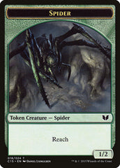 Saproling // Spider Double-Sided Token [Commander 2015 Tokens] | GrognardGamesBatavia