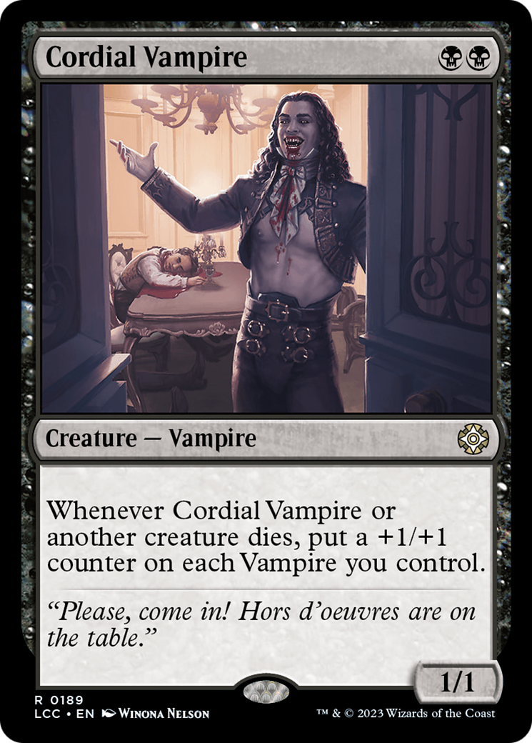 Cordial Vampire [The Lost Caverns of Ixalan Commander] | GrognardGamesBatavia