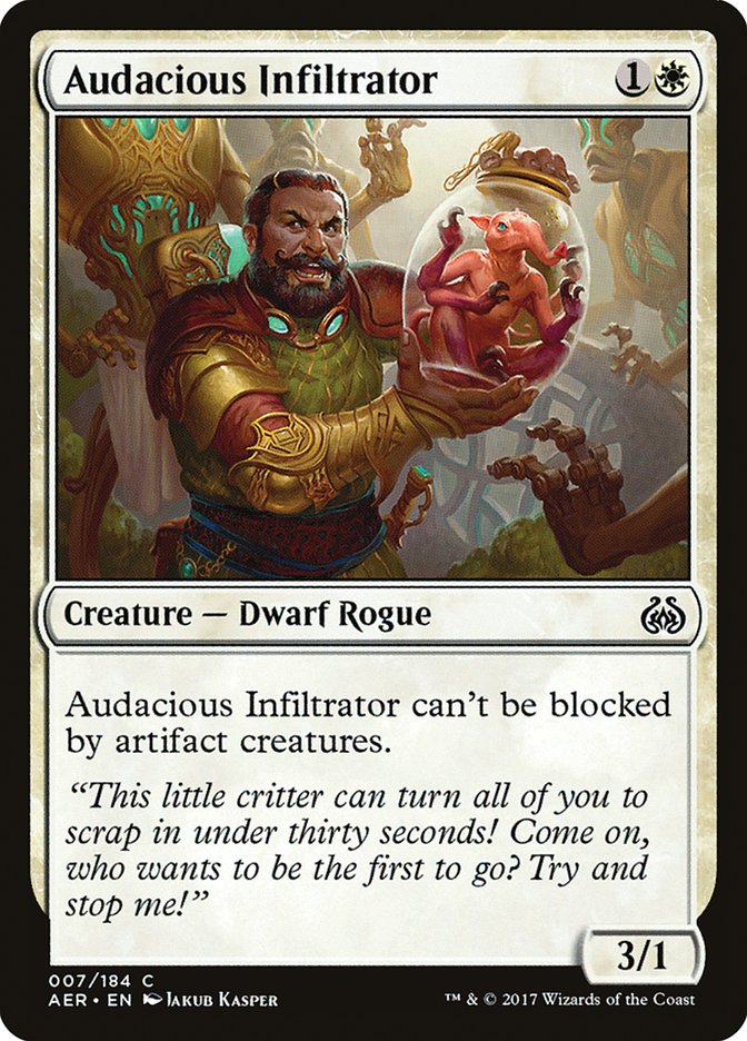 Audacious Infiltrator [Aether Revolt] | GrognardGamesBatavia