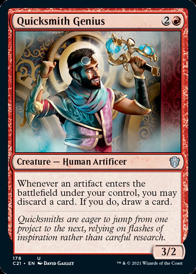 Quicksmith Genius [Commander 2021] | GrognardGamesBatavia