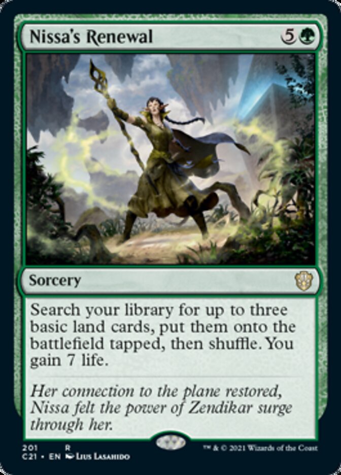 Nissa's Renewal [Commander 2021] | GrognardGamesBatavia