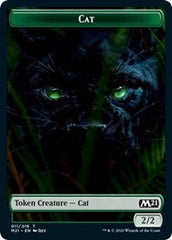 Cat (011) // Soldier Double-Sided Token [Core Set 2021 Tokens] | GrognardGamesBatavia