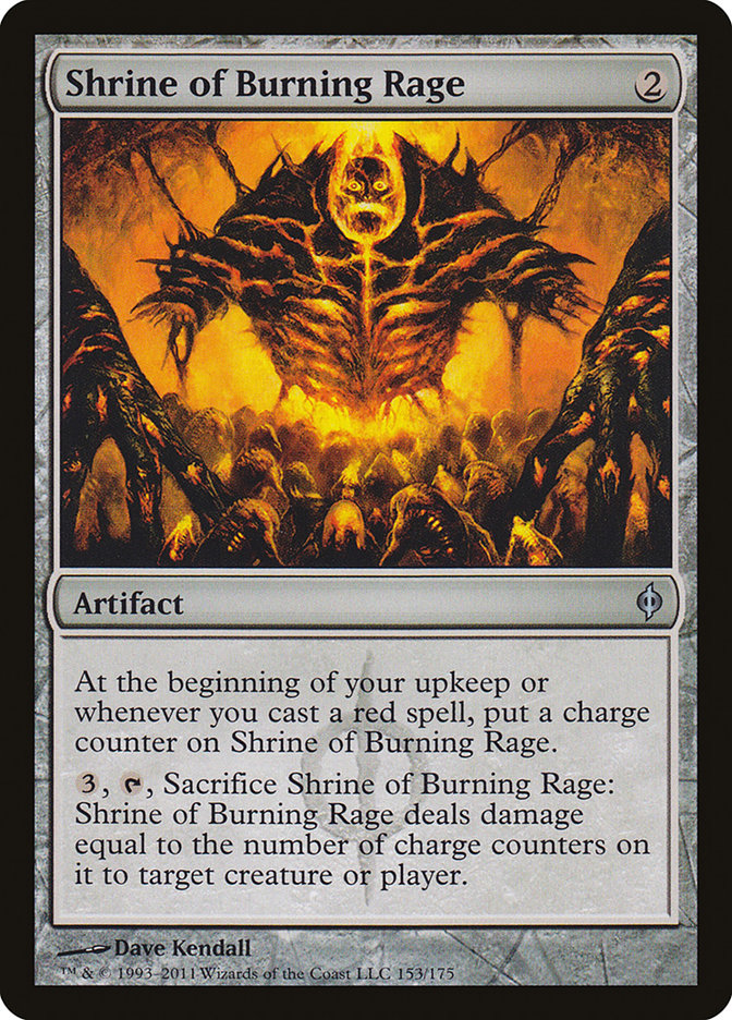 Shrine of Burning Rage [New Phyrexia] | GrognardGamesBatavia