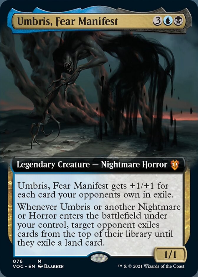 Umbris, Fear Manifest (Extended Art) [Innistrad: Crimson Vow Commander] | GrognardGamesBatavia