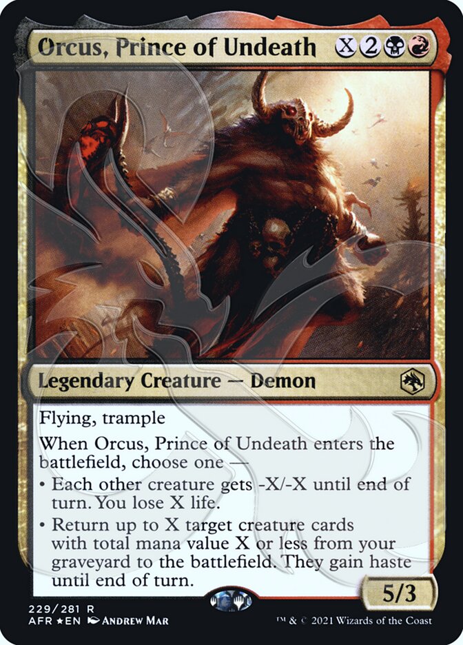 Orcus, Prince of Undeath (Ampersand Promo) [Dungeons & Dragons: Adventures in the Forgotten Realms Promos] | GrognardGamesBatavia