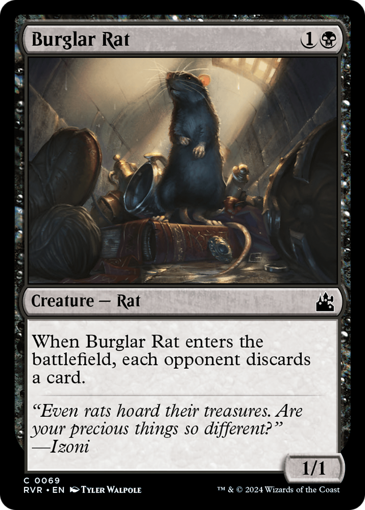 Burglar Rat [Ravnica Remastered] | GrognardGamesBatavia