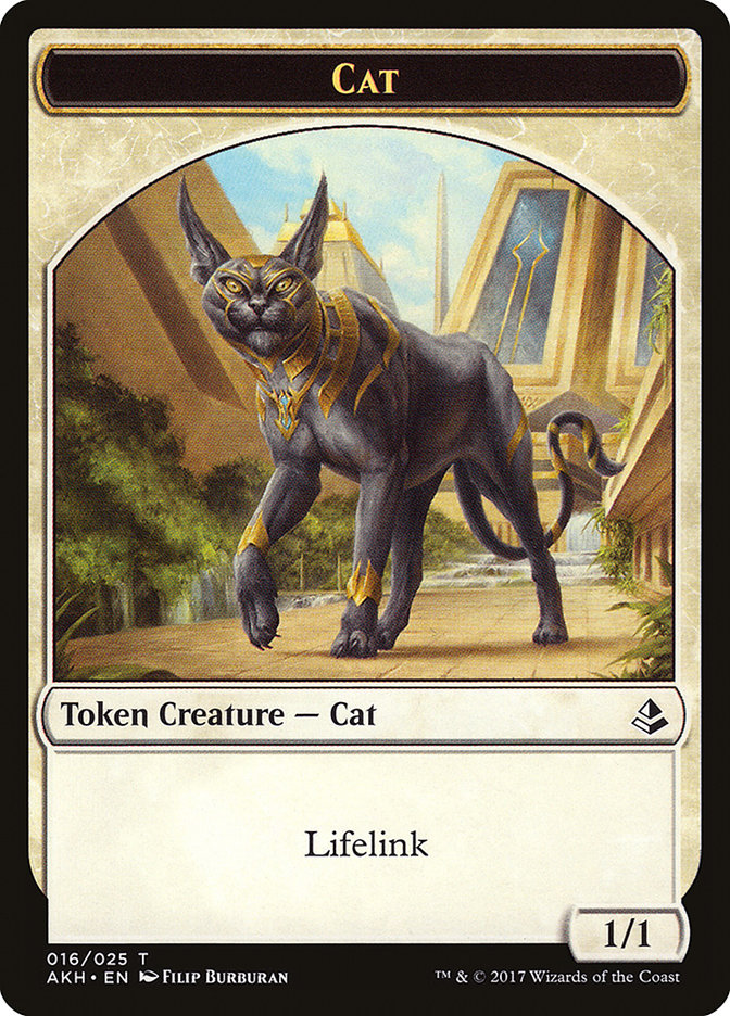 Cat Token [Amonkhet Tokens] | GrognardGamesBatavia