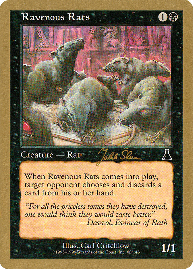 Ravenous Rats (Jakub Slemr) [World Championship Decks 1999] | GrognardGamesBatavia