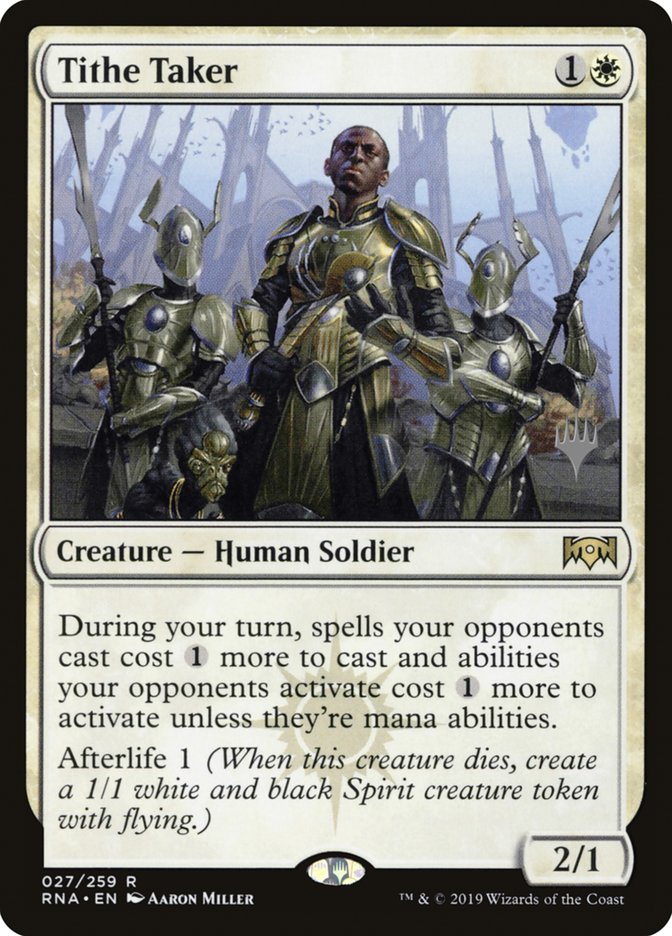 Tithe Taker (Promo Pack) [Ravnica Allegiance Promos] | GrognardGamesBatavia