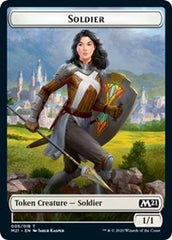 Soldier // Weird Double-Sided Token [Core Set 2021 Tokens] | GrognardGamesBatavia