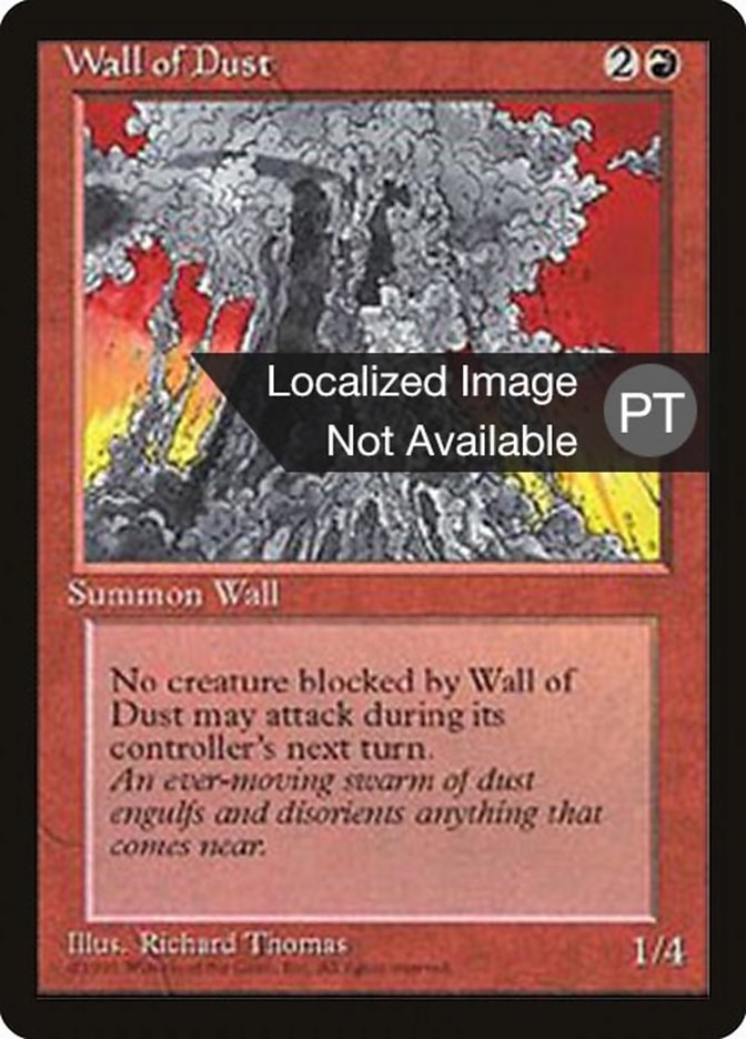 Wall of Dust [Fourth Edition (Foreign Black Border)] | GrognardGamesBatavia