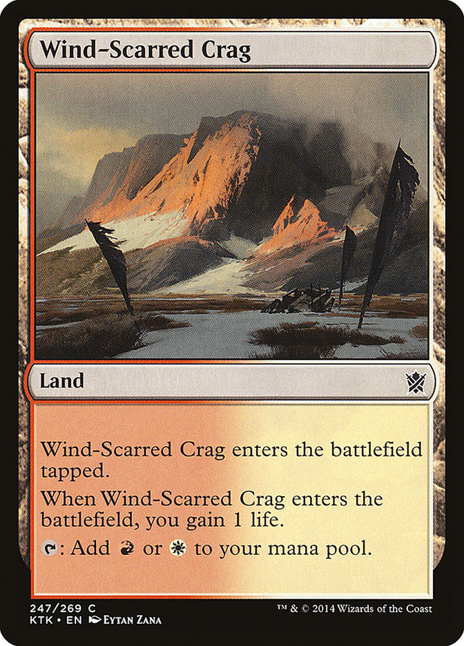 Wind-Scarred Crag [Khans of Tarkir] | GrognardGamesBatavia