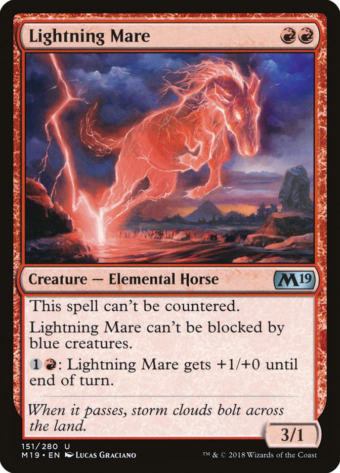 Lightning Mare [Core Set 2019] | GrognardGamesBatavia