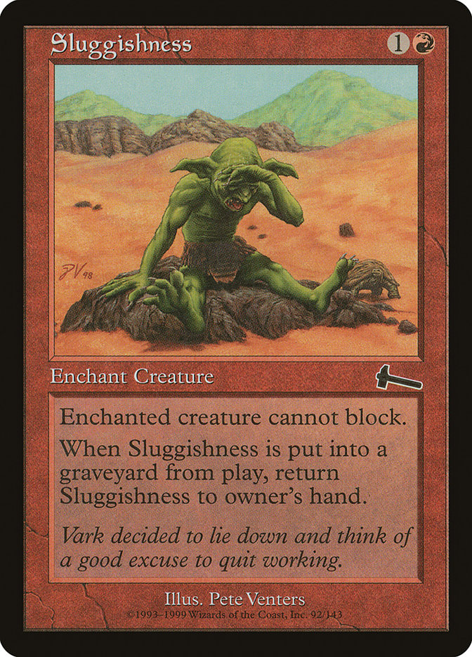 Sluggishness [Urza's Legacy] | GrognardGamesBatavia