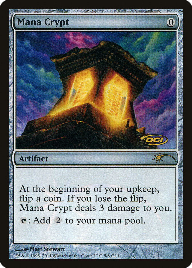 Mana Crypt [Judge Gift Cards 2011] | GrognardGamesBatavia