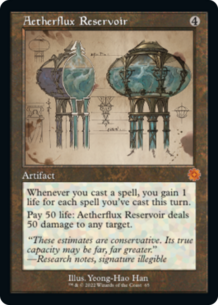 Aetherflux Reservoir (Retro Schematic) [The Brothers' War Retro Artifacts] | GrognardGamesBatavia