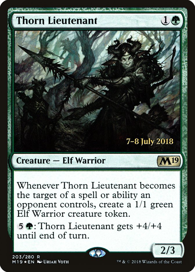 Thorn Lieutenant [Core Set 2019 Prerelease Promos] | GrognardGamesBatavia