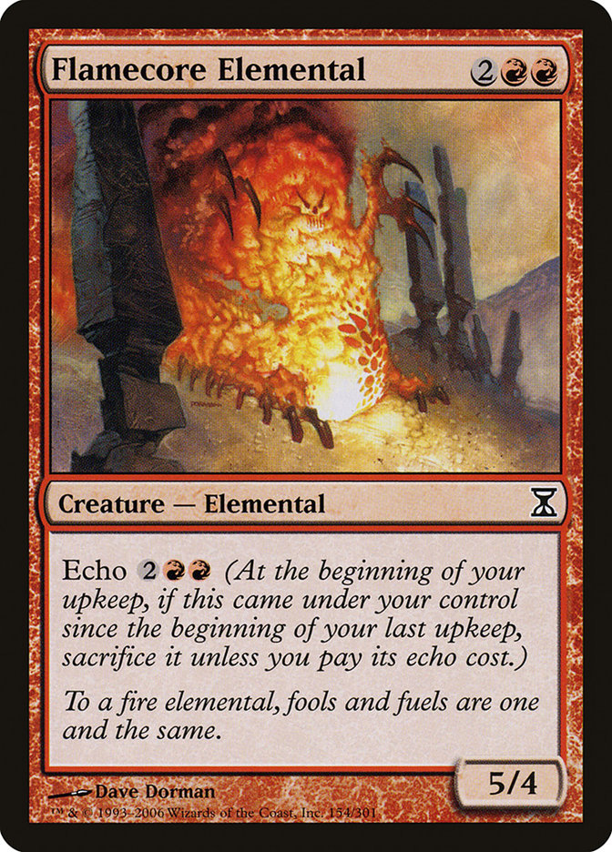 Flamecore Elemental [Time Spiral] | GrognardGamesBatavia