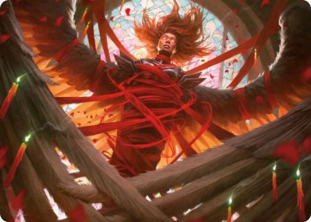 Sigarda's Imprisonment Art Card [Innistrad: Crimson Vow Art Series] | GrognardGamesBatavia