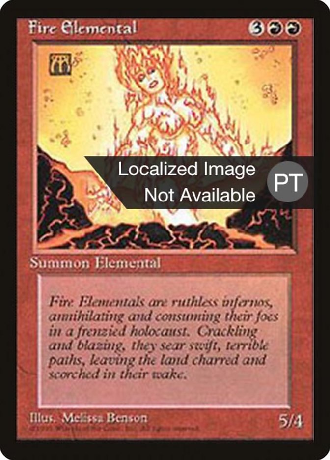 Fire Elemental [Fourth Edition (Foreign Black Border)] | GrognardGamesBatavia