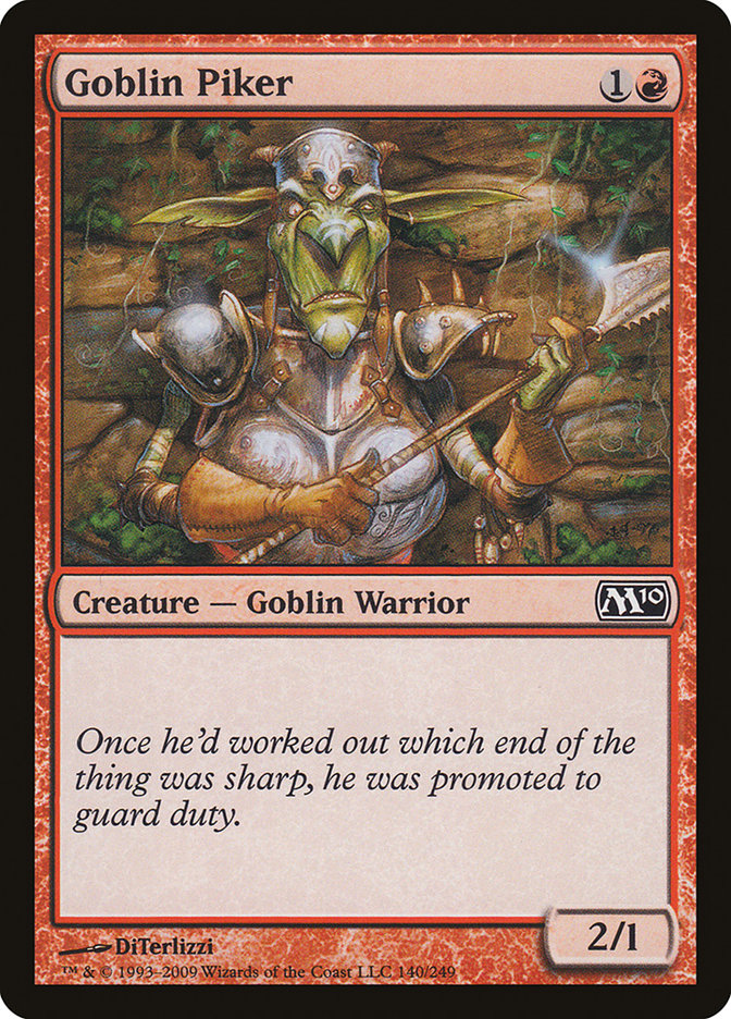 Goblin Piker [Magic 2010] | GrognardGamesBatavia