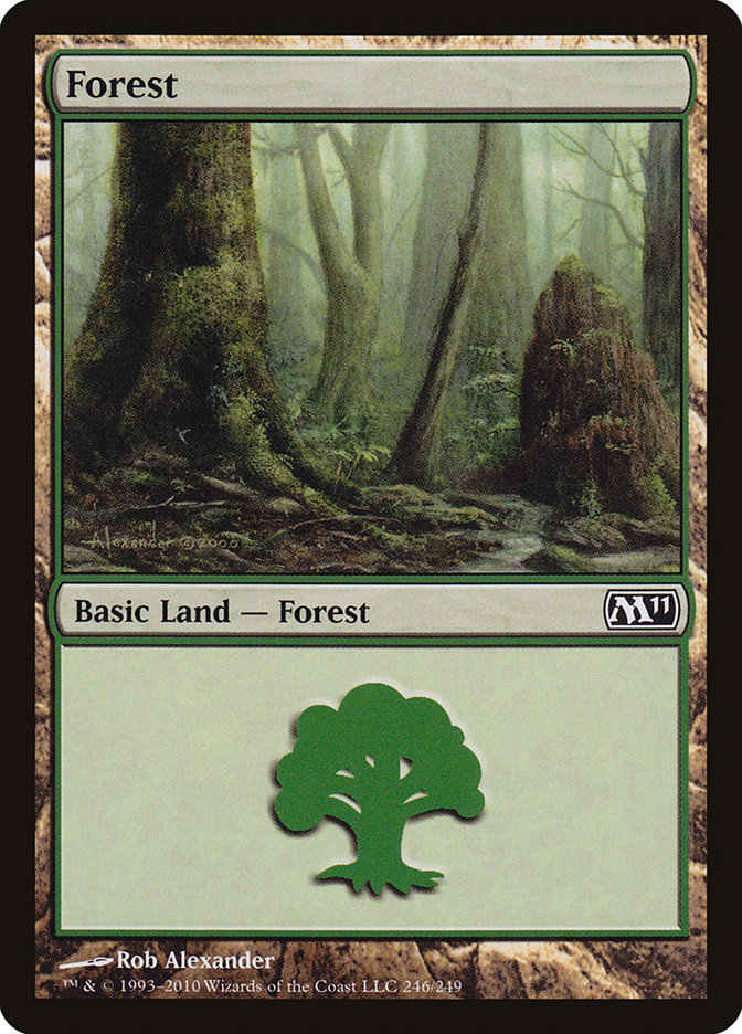 Forest (246) [Magic 2011] | GrognardGamesBatavia