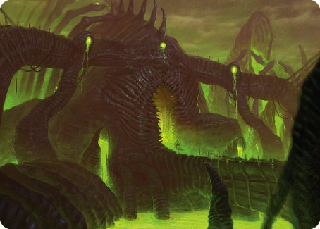 The Dross Pits Art Card [Phyrexia: All Will Be One Art Series] | GrognardGamesBatavia