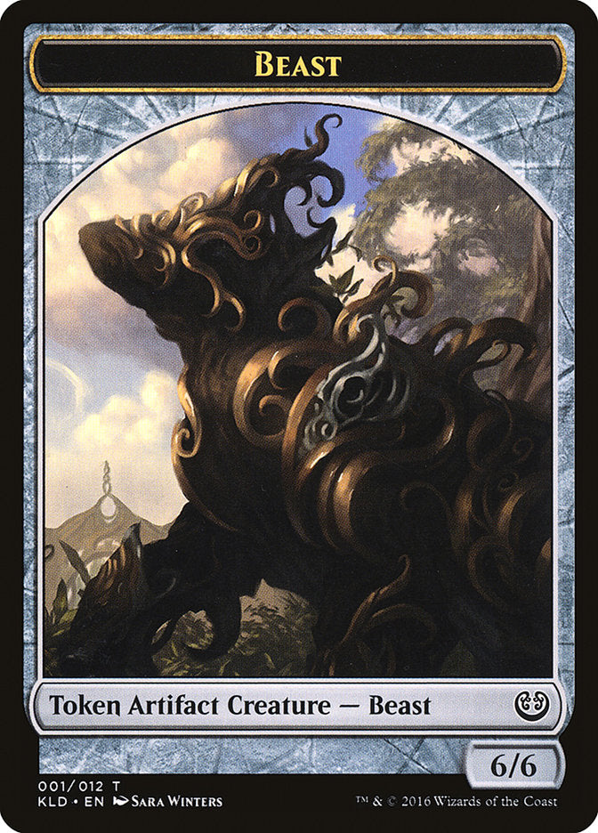 Beast Token [Kaladesh Tokens] | GrognardGamesBatavia