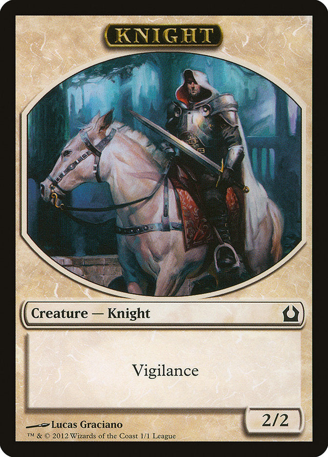 Knight Token [League Tokens 2012] | GrognardGamesBatavia