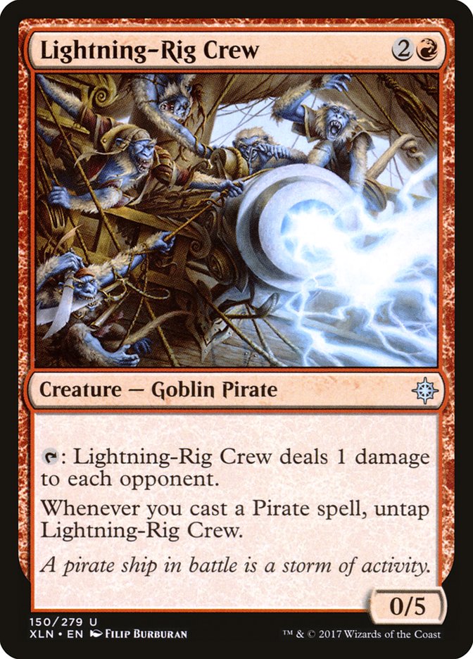Lightning-Rig Crew [Ixalan] | GrognardGamesBatavia